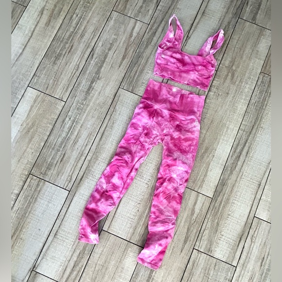 Free People FP Movement Good Karma Top & Bottom Set - Vivacious Violet - xs/s - Picture 2 of 4